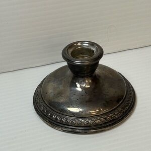 Damaged Vintage Preisner Sterling Silver Weighted 334 Candlestick Holder